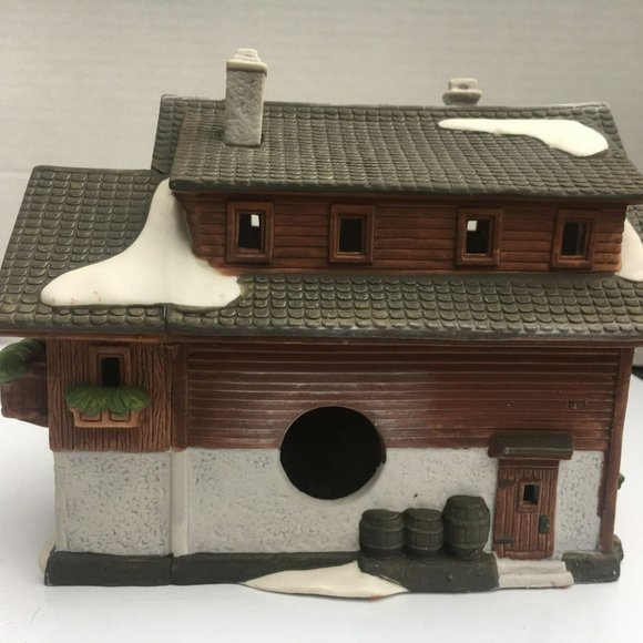 Dept 56 Besson Bierkeller Alpine Christmas Village Lighted Building - 1986 - Picture 11 of 12